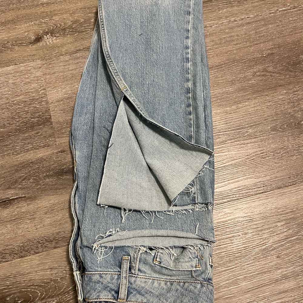 BN zara wide split jeans!